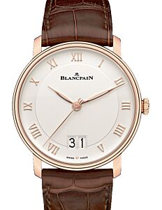 Blancpain Villeret Grande Date Steel White Dial 40mm 6669 3642 55A
