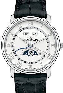Blancpain Villeret Quanti?me Complet Steel 40mm White Dial 6654A 1127 55B