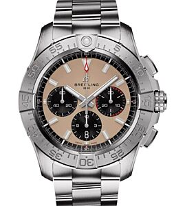 Breitling Avenger B01 Chronograph 44 Stainless Steel Beige Dial AB0147101A1A1