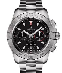 Breitling Avenger B01 Chronograph 44 Stainless Steel Black Dial AB0147101B1A1