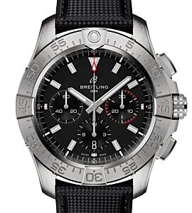 Breitling Avenger B01 Chronograph 44 Stainless Steel Black Dial AB0147101B1X1