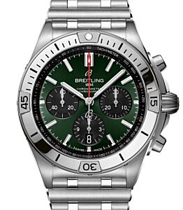 Breitling Chronomat B01 42 Stainless Steel Green Dial AB0134101L2A1