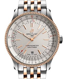 Breitling Navitimer Automatic 41 Stainless Steel/Red Gold Cream Dial U17326211G1U1 - BRAND NEW