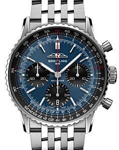 Breitling Navitimer B01 Chronograph 41 Stainless Steel Blue Dial AB0139241C1A1