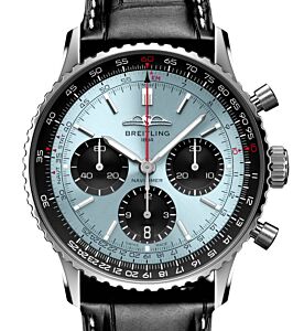 Breitling Navitimer B01 Chronograph 41 Stainless Steel Ice Blue Dial AB0139241C2P1