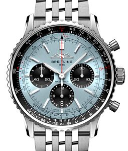 Breitling Navitimer B01 Chronograph 43 Stainless Steel Blue Dial AB0138241C1A1 - BRAND NEW
