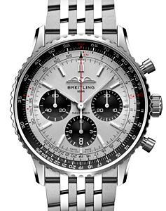Breitling Navitimer B01 Chronograph 43 Stainless Steel Cream Dial AB0138241G1A1 - BRAND NEW