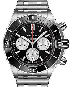 Breitling Super Chronomat B01 44 Stainless Steel Black Dial AB0136251B1A1