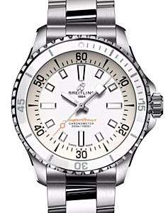 Breitling Superocean Automatic 36 Stainless Steel White Dial A17377211A1A1