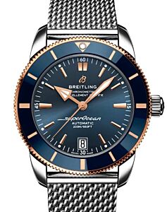 Breitling Superocean Heritage B20 Automatic 42 Stainless Steel/Red Gold Blue Dial UB2010161C1A1