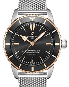 Breitling Superocean Heritage B20 Automatic 44 Stainless Steel Red Gold Black Dial UB2030121B1A1