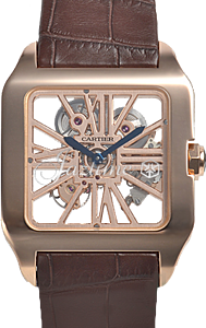CARTIER W2020057 SANTOS DUMONT PINK GOLD BRAND NEW