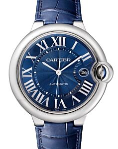 Cartier Ballon Bleu de Cartier Steel 42mm Blue Dial WSBB0027