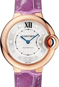 Cartier Ballon Bleu de Cartier Rose Gold 33mm Silver Diamond Dial WE902063 - BRAND NEW