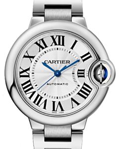 Cartier Ballon Bleu de Cartier Steel 33mm Silver Dial WSBB0044