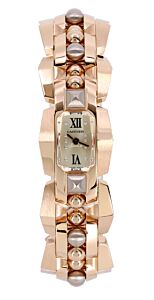 Cartier Clash [Un]limited Rose and Purple Gold Silver Dial Quartz WGMB0003 