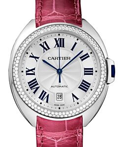 Cartier Cle de Cartier White Gold Diamond Bezel 40mm WJCL0011