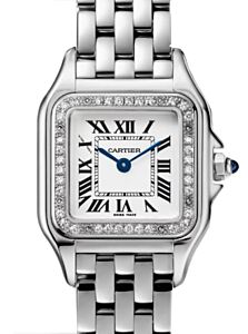 Cartier Panth?re de Cartier Small Quartz Steel Diamond Bezel W4PN0007