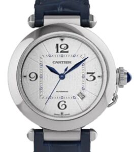 Cartier Pasha De Cartier Steel 41mm Silver Dial WSPA0010
