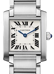 Cartier Tank Francaise Ladies Watch Medium Quartz Stainless Steel Silver Dial Bracelet WSTA0005 - BRAND NEW