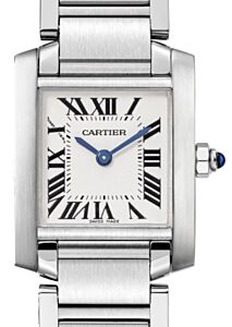 Cartier Tank Francaise Ladies Watch Small Quartz Stainless Steel Silver Dial Bracelet W51008Q3 - BRAND NEW