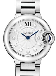 Cartier Ballon Bleu de Cartier Quartz 28mm Steel Diamond Dial W4BB0029