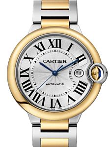 Cartier Ballon Bleu de Cartier Stainless Steel/Yellow Gold 42mm Silver Dial W2BB0039 - BRAND NEW