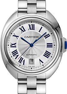 Cartier Cl? de Cartier Men's Watch Automatic 40mm Silver Dial Stainless Steel Bracelet WSCL0007 - BRAND NEW