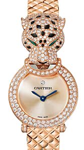 Cartier La Panthere 23.6mm Quartz Rose Gold/Diamond Pave HPI01510