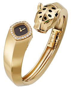 Cartier La Panthere Bangle 18mm Quartz Yellow Gold/Diamonds HPI01217