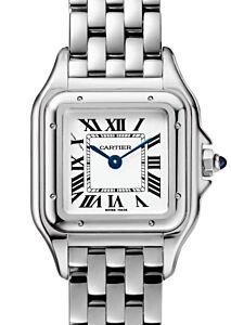 Panthere de Cartier Small Quartz Steel Silver Dial WSPN0013