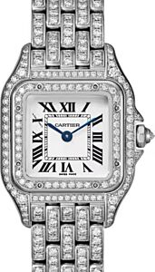Cartier Panthere de Cartier Small Quartz White Gold/Diamond Pave Silver Dial HPI01643