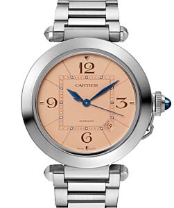 Cartier Pasha De Cartier Steel 41mm Salmon Dial WSPA0040