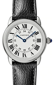Cartier Ronde Solo de Cartier Ladies Watch Quartz Stainless Steel 29mm Leather Strap WSRN0019 - BRAND NEW