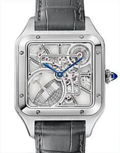 Santos-Dumont Micro-Rotor Skeleton Large Steel WHSA0032