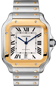 Santos De Cartier Large Steel/Yellow Gold W2SA0009
