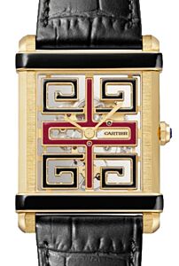 Cartier Tank Chinoise Large Manual Winding Yellow Gold