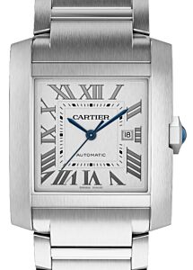 Cartier Tank Francaise Large Stainless Steel WSTA0067