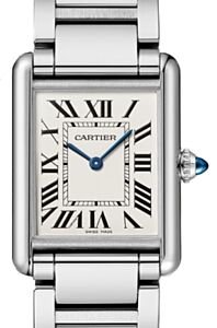 Cartier Tank Must Large Quartz Stainless Steel Silver Dial WSTA0052 - BRAND NEW