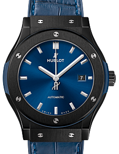 Hublot Classic Fusion 3-Hands Ceramic Blue 42mm 542.CM.7170.LR - BRAND NEW