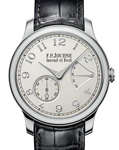 F.P.Journe Classique Chronometre Souverain Platinum 40mm Silver Dial Leather Strap - BRAND NEW