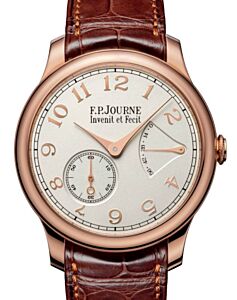 F.P.Journe Classique Chronometre Souverain Rose Gold 40mm Silver Dial Leather Strap - BRAND NEW