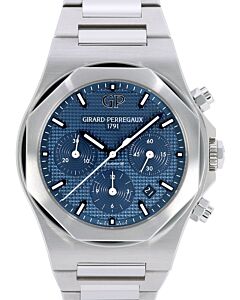 Girard Perregaux Laureato Chronograph 42mm Steel Blue Dial 81020-11-431-11A