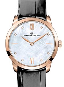 Girard Perregaux 1966 30MM Pink Rose Gold Mother of Pearl Diamond Dial 49528-52-771-CK6A