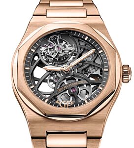 Girard Perregaux Laureato Flying Tourbillon Skeleton Pink Rose Gold 99110-52-000-52A