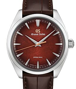 Grand Seiko Elegance Spring Drive Manual Caliber 9R 20th Anniversary Steel Red Dial SBGY035 - BRAND NEW