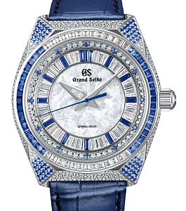 Grand Seiko Masterpiece Platinum/Diamond Paved 18K White Gold Dial SBGD215 - BRAND NEW