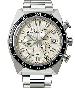 Grand Seiko Sport Spring Drive Chronograph GMT Titanium Bright White Dial SBGC253 - BRAND NEW