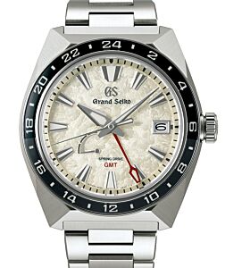 Grand Seiko Sport Spring Drive 3 Day GMT Titanium Ivory White Dial SBGE307 - BRAND NEW