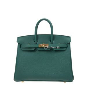 Hermes Birkin 25 Togo Malachite Gold Hardware - BRAND NEW